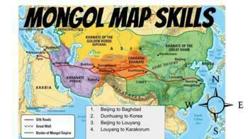 Preview of Mongol Conquest Digital Escape Room 