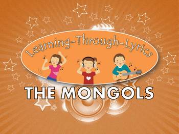 Preview of Mongols "Learning Through Lyrics" Lesson