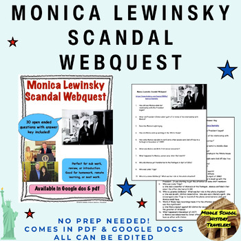 Preview of Monica Lewinsky Scandal (impeachment, President Bill Clinton)
