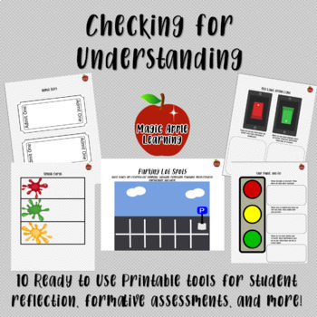 Preview of Monitor Student Understanding | Formative Assessments | Reflection Activities