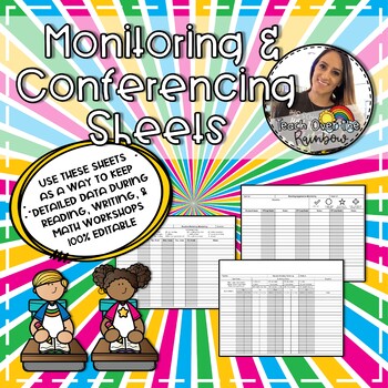 Preview of Monitoring & Conferencing Sheets