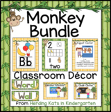 Monkey Classroom Decor BUNDLE