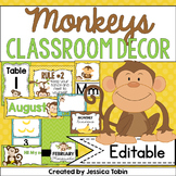 Monkey Themed Classroom Decor