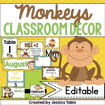 Creative Monkey Classroom Decorations for a Fun Learning Environment