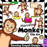 Monkey Clip Art with Signs
