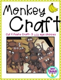 Monkey Craft {Cute Cut & Paste Craft}
