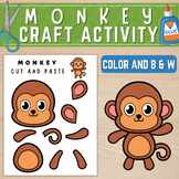 Monkey Craft | Jungle Animal Activities | Zoo Animal Craft