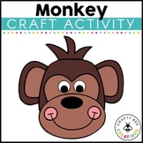Monkey Craft Zoo Jungle Animals Theme Activities Bulletin 