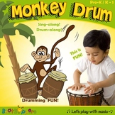 Monkey Drum - Drumming | Gathering Drum song for Young Children