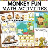 Preschool Monkey Math Activities