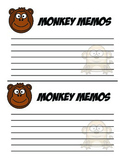 Monkey Memo Notes - Notes To Parents