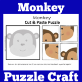 Monkey Monkeys Craft | Activity Worksheet Preschool Kinder
