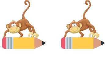 Monkey Name tags by Helping Others | TPT