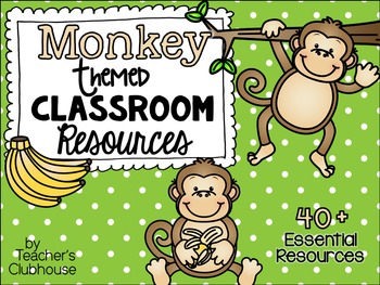 Monkey Classroom Decor | Monkey Theme