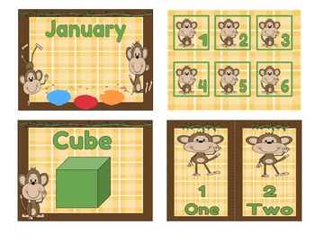 Monkey Theme or Jungle Theme Classroom Decorations Super ...