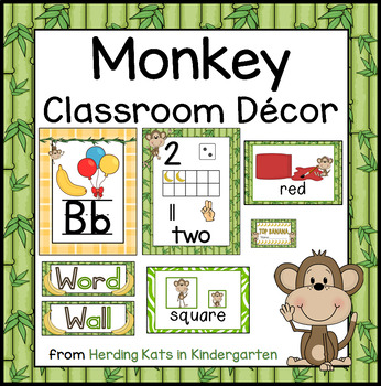 Monkey Theme Classroom Decor