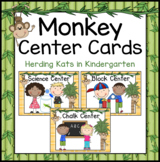 Monkey Themed Center Cards