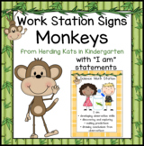 Monkey Work Station Signs