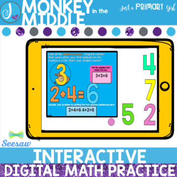 Preview of Monkey in the Middle Strategy for Math Seesaw™ | Distance Learning