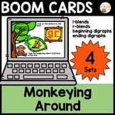 Blends and Digraphs Phonics BUNDLE | Boom Cards (Distance 