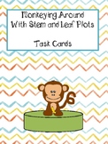 Monkeying Around with Stem and Leaf Plots (Whole, Fraction