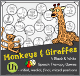 Monkeys & Giraffes Speech Therapy Board Game – 'th' – Blac