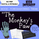 "Monkey's Paw" Engaging Short Story Analysis (Mood, Theme, and Foreshadowing)