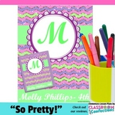 Monogrammed Notebook Cover for Binders