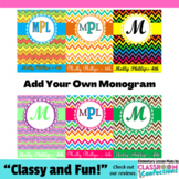 Binder Covers - Monogrammed Notebook Covers