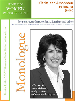 Preview of Women History - Christiane Amanpour, Journalist (1958-)