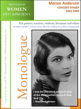 Preview of Women History - Marian Anderson (1902-1993)