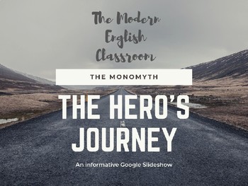 Preview of Monomyth and The Hero's Journey Lesson