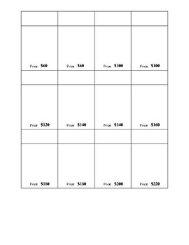 monopoly property board template