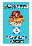 Monotropism Social Story, Neurodiversity, Neuroaffirmative