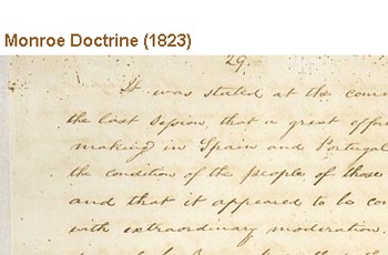 Preview of Monroe Doctrine Close Reading and Socratic Seminar