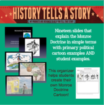 Monroe Doctrine - Create your own political cartoon! by Historically  Speaking