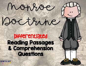 Preview of Monroe Doctrine Reading Passages & Questions