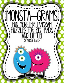 Preview of Monsta-Grams Tangram Puzzles