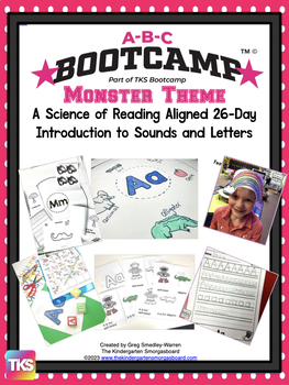 Preview of ABC Bootcamp®: A 26-Day Introduction to Letters and Sounds (Monster Theme)