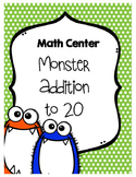 Monster Addition to 20 Activity Center