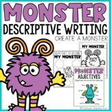Monster Adjective Writing Halloween | Fall