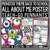 Monster Alien Theme First Day Back to School Bulletin Boar