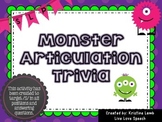 Monster Articulation Trivia for /S/