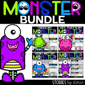 Preview of Monster Book Companion Bundle Printable and Digital Activities