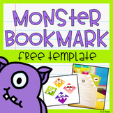 Monster Bookmark Freebie