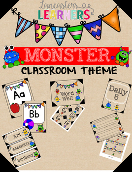 Monster Classroom Decor