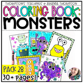 Monster Coloring Pages | Kids Coloring Book | Coloring She