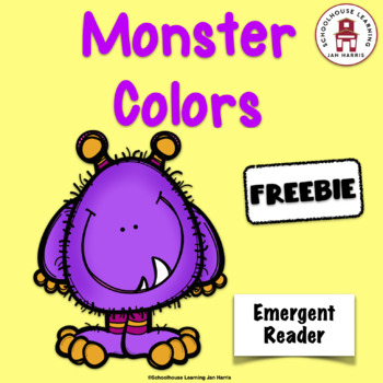 Preview of Monster Colors Emergent Reader