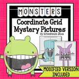 Monster Coordinate Graphing Mystery Pictures (5th - 9th)