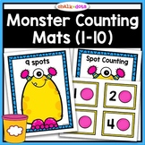 Monster Counting Number Mats | Counting to 10 | Number Rec
